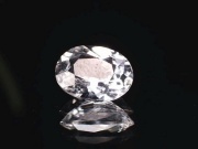 ソーティング付属 宝石質ホワイト・フェナカイト ルース オーバル 約8.11mm×6.07mm×3.83mm 約1.154ct 世界中のヒーラーが渇望する希少石