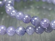 現品の2本 3A タンザナイト ブレスレット 5.5mm-6mm×32珠 人生を良い方向へと導く石 12月の誕生石 持ち主の魅力を高める石 パワーストーン 1点もの