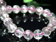 5A キャッツアイ クンツァイト ブレスレット 6mm-6.5mm×30珠 きらりと目を引くキャッツアイ効果 キラキラ反射 リチア輝石 新しい9月の誕生石 一点物