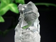 まるで ジュエリーアイス ヒマラヤ水晶 エッチドクォーツ 蝕像水晶 単結晶原石 最大幅約50mm 重さ25.7g 自然が作り出す芸術的な幾何学模様