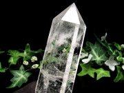 水晶 ポイント 六角柱 置物 高さ138mm 重さ284g 極上超透明 水晶 クリスタル 水晶ポイント 浄化 インテリア 一点もの ブラジル産 パワーストーン 天然石