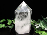 水晶 ポイント 六角柱 置物 高さ126mm 重さ417g 極上超透明 水晶 クリスタル 水晶ポイント 浄化 インテリア 一点もの ブラジル産 パワーストーン 天然石