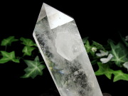 水晶 ポイント 六角柱 置物 高さ137mm 重さ357g 極上超透明 水晶 クリスタル 水晶ポイント 浄化 インテリア 一点もの ブラジル産 パワーストーン 天然石