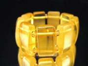 ハニー蜜蝋 アンバー 天然琥珀 スクエアカット リング 石サイズ幅約11mm-13mm 約12号-17号 指輪 リング 植物由来ならではの優しい肌触り バルト海産