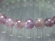 抜粋鑑別済み 4A マリアライト バイオレットスキャポライト ブレスレット 6mm-6.5mm×31珠 心を癒やす 慈愛のパワー 一点もの アフガニスタン産