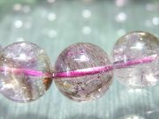 4A アメジスト エレスチャル ブレスレット 11.5mm-12mm×18珠 セイクリッドセブン ｜ アメジストスーパーセブン 一点もの パワーストーン ブラジル産