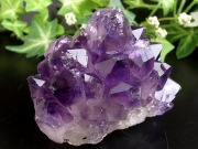 これぞ 花咲き 5A フラワー アメジスト クラスター 最大幅約65mm 重さ159g 美結晶 愛の守護石 紫水晶 天然石 1点物 ブラジル 産 パワーストーン 天然石