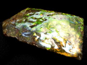 4A アンモライト 原石 最大幅約40mm 重さ約7.7g 1点物 生物起源の宝石 幸運を呼び込む石 極上 一点物 カナダ 産 パワーストーン 天然石