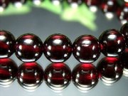 AAA アルマンダイン ガーネット ブレスレット 8mm-8.5mm×23珠 努力が実る石 上質な真紅の宝石 柘榴石 1点もの インド産 パワーストーン 天然石 現品をお届け
