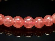 最高級 S級 インカローズ ブレスレット 5.5mm-6mm×32珠 ロードクロサイト 極上天然石 恋愛運最強の石 一点もの アルゼンチン産 bl-s-g パワーストーン