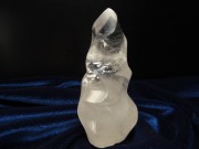超希少形 水晶ツイストシェイプ置物 高さ92mm 重さ148g 水晶ねじれ磨き1点物 マダガスカル産