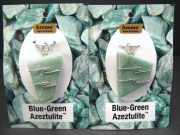 正規品 H&E ブルーグリーンアゼツライト アゾゼオ ワイヤーラップ ペンダントトップ ヘブン&アース社直入 Blue-Green Azeztulite Azozeo