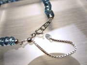 アジャスター付き留め金具セット Silver925 ワイヤー留め金具 ワンパッチン2個付き C10