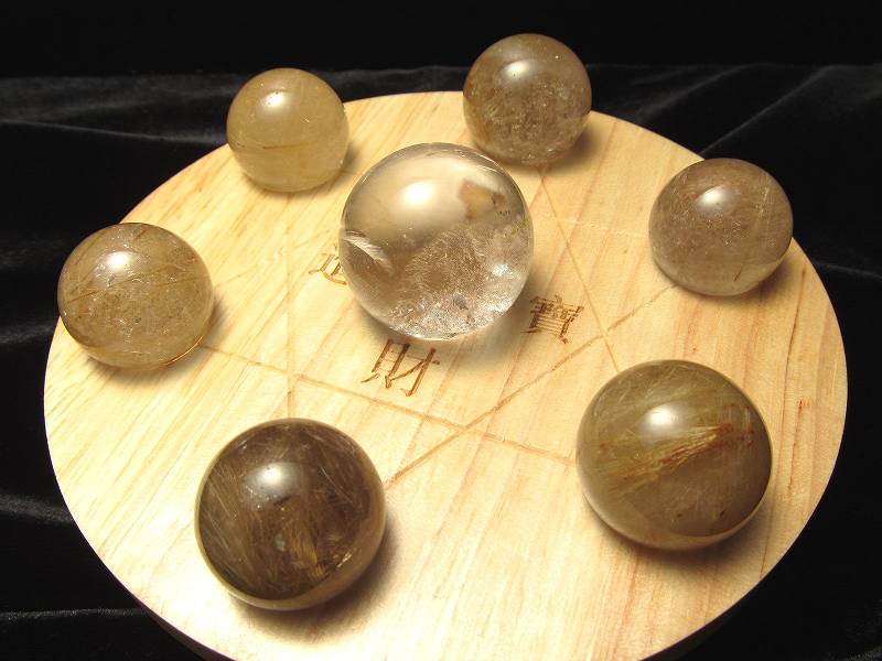 木製七星盤 直径約120mm 開運・風水アイテム! 大人気スピリチュアルグッズ! 七星陣