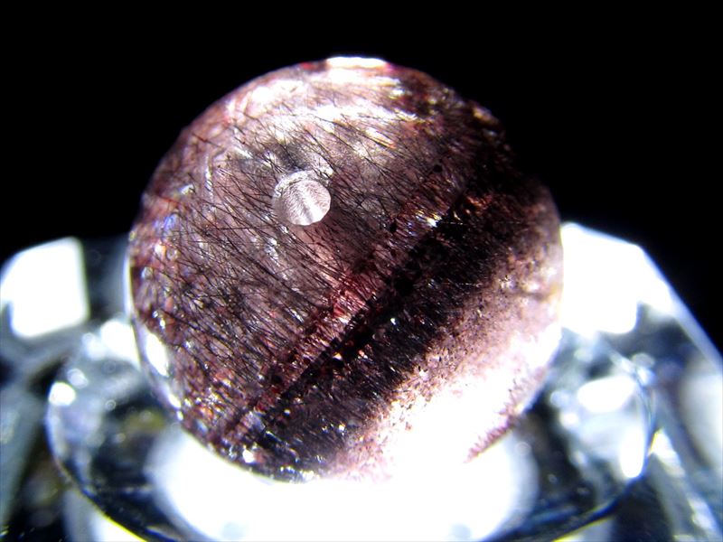 1粒入魂 プレミアクラス入荷 粒売り スーパーセブン 12.4mm珠 ケース付き 金属光沢有り たっぷりキラキラゲーサイト バイヤー厳選 極上一点物 ブラジル産 sai