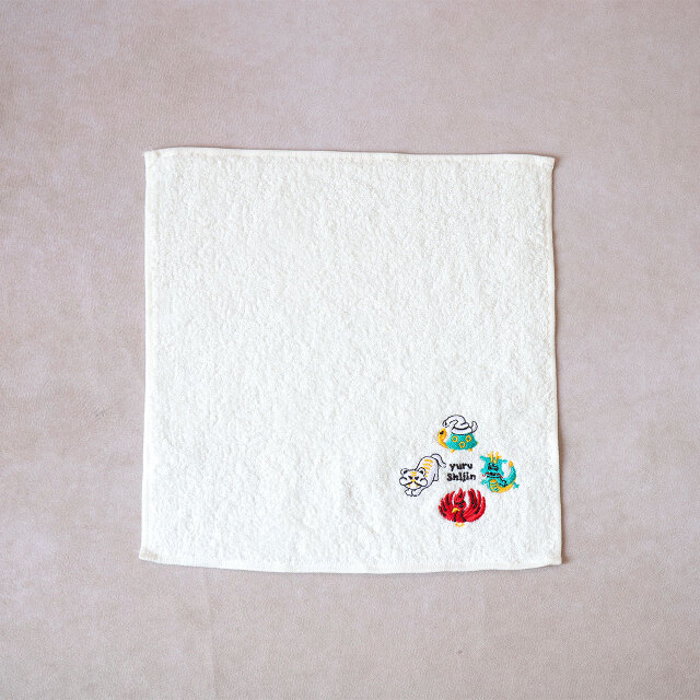 ゆる四神タオルハンカチ