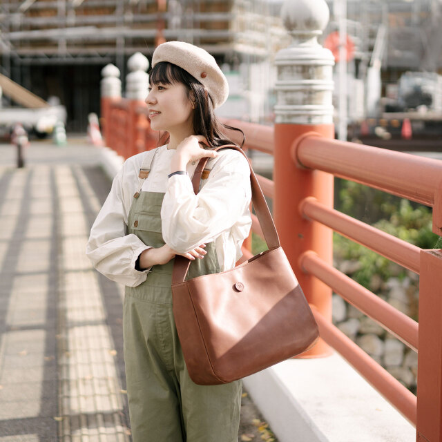 オーバーオールにあうバッグ