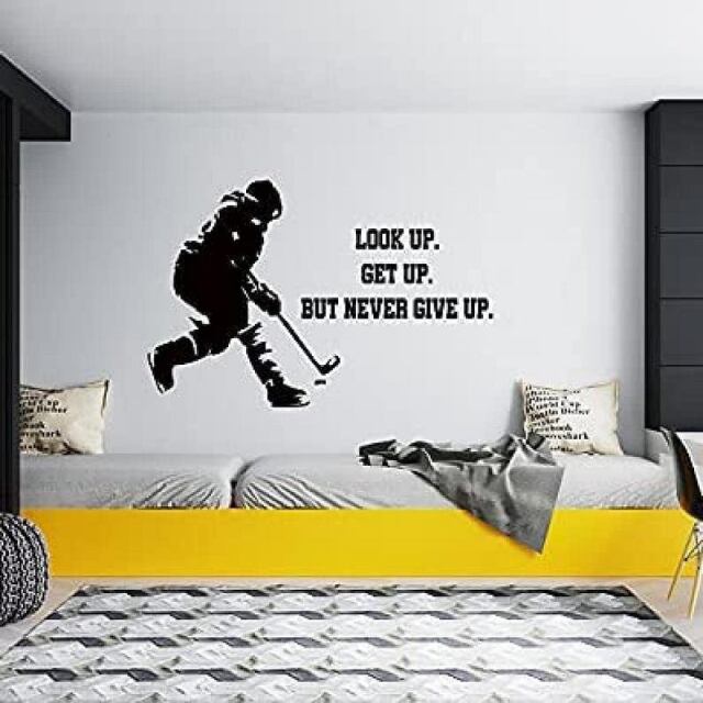 <カッコイイ>最後まで諦めないアイスホッケーの選手