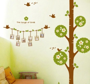 <模様替えできます>鳥の歌声と大木