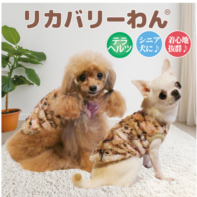 【発売中】犬リカバリーウェア 2026クークチュール秋冬新作 【テラヘルツ・ブローイングベアタンク】[SSから3L/FBM/FBL]（2色）12520[犬服]