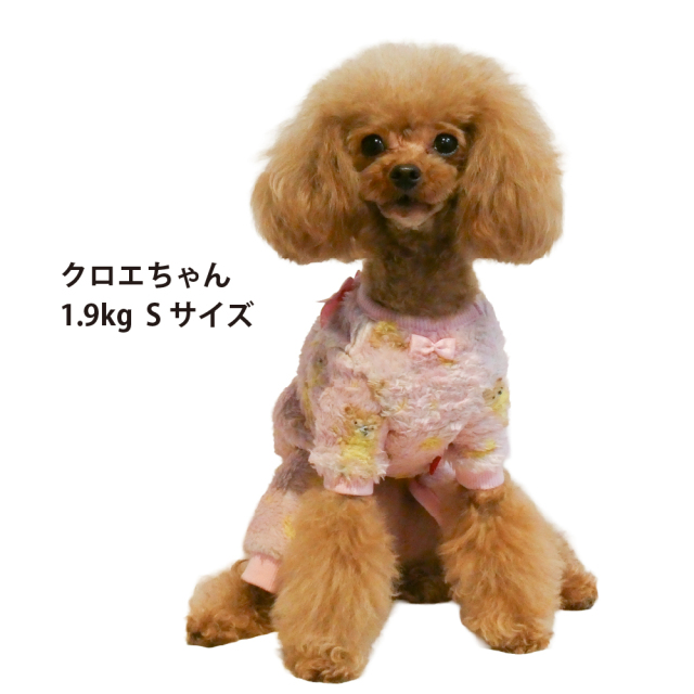 ボアスターハグベアロンパース