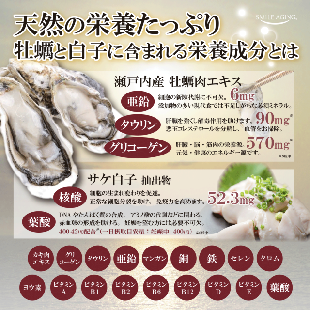 牡蠣の恵みプラス白子エキス