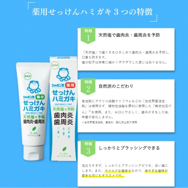 薬用ハミガキS  80g(医薬部外品)