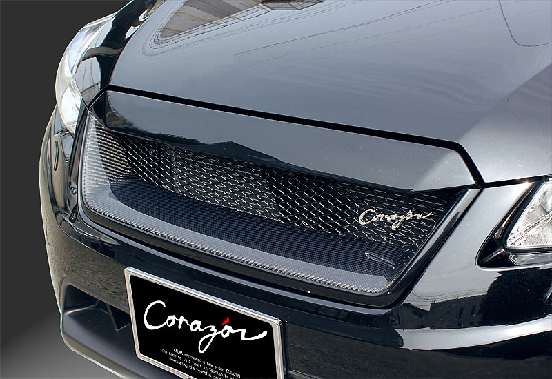 CORAZON フロントグリルタイプS (カーボン)【色付き】インプレッサ&XV GP/GJ(A型~) 専用