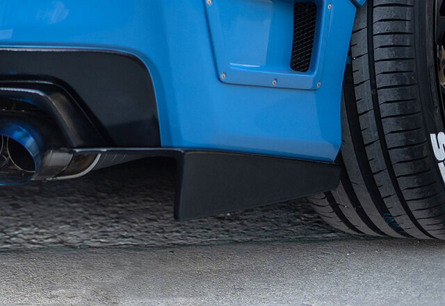 SPORTIRE リヤサイドディフューザーT-2 （FRP） 【未塗装】 WRX(VA)