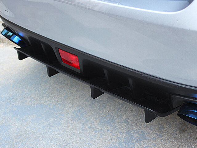 SPORTIRE リヤディフューザーT-1 （FRP） 【マットブラック】 WRX(VA) 