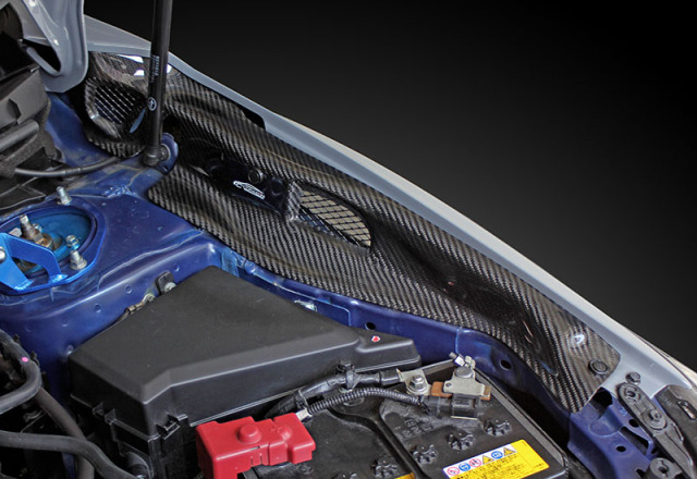 CORAZON フェンダーカバー（綾織カーボン） ダクト付き