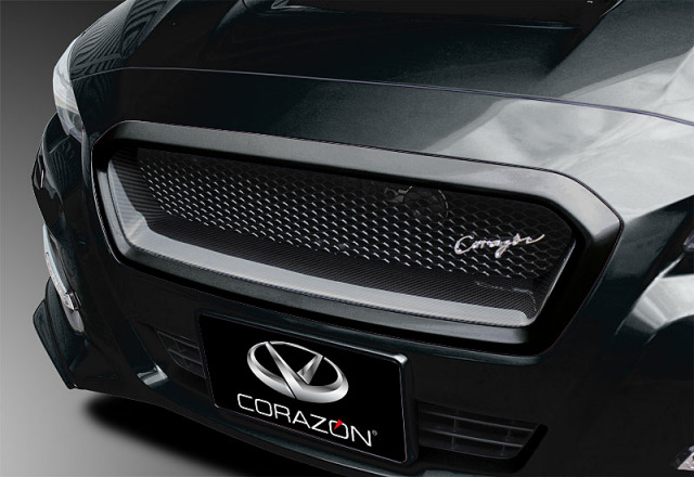 CORAZON フロントグリルタイプS（カーボン）【色付き】レヴォーグ VM4  