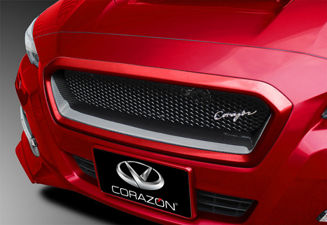 CORAZON フロントグリルタイプS（カーボン）【色付き】レヴォーグ VM4  