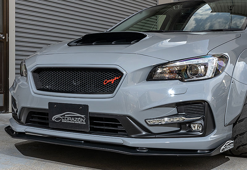SPORTIRE フロントディフューザーT-2 （FRP）　【マットブラック】　レヴォーグSTI-SPORT(VM)、WRX(VA)