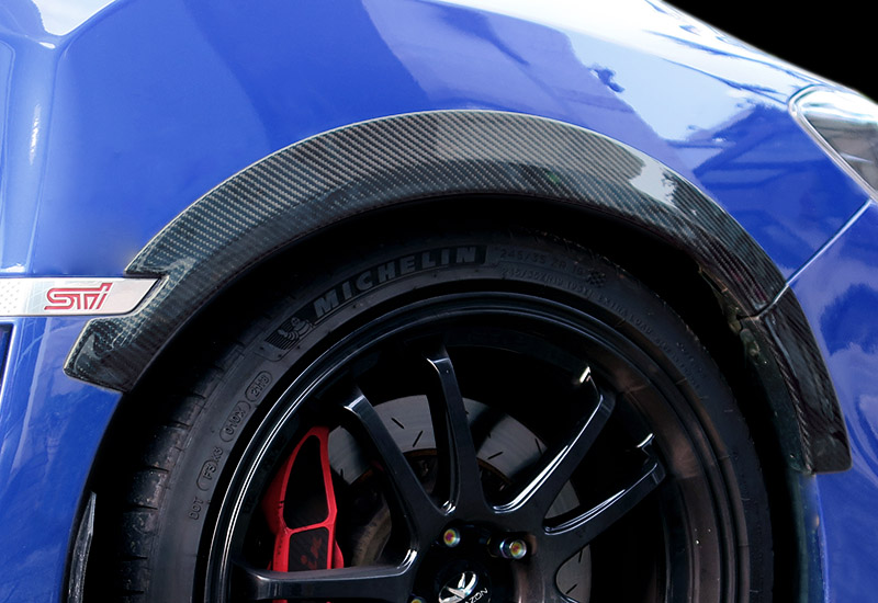 CORAZON　ホイールアーチトリム（9mm）【フルカーボン】WRX STi&S4　VAB／VAG 専用
