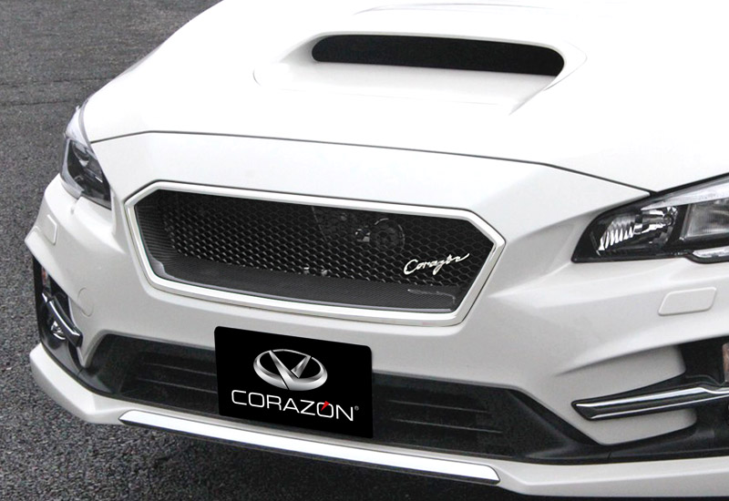 CORAZON　フロントグリルタイプS（カーボン）【未塗装】レヴォーグSTI-SPORT　VM4／VMG 専用