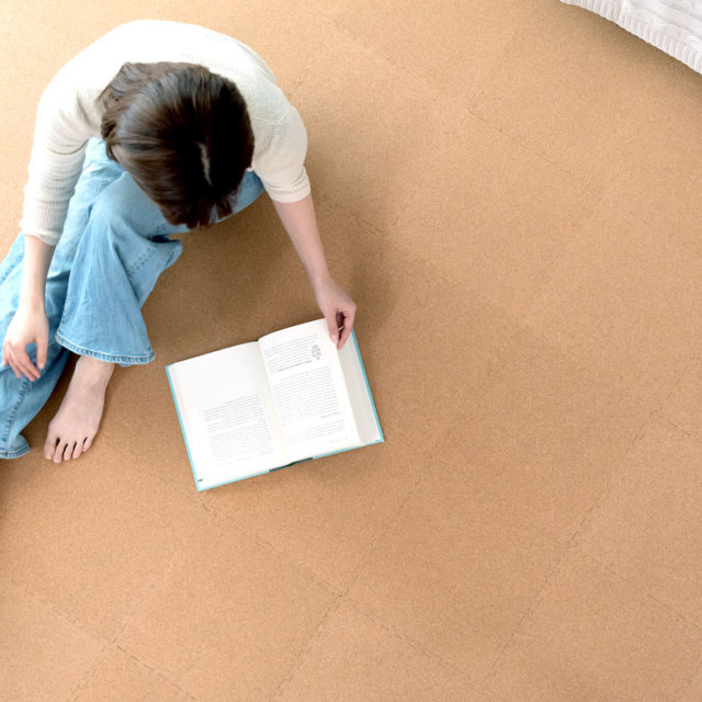 コルクカーペット 団地間6畳 カラー：オーク フローリング おしゃれ マット 楽天市場】コルクカーペット 団地間 6畳の通販