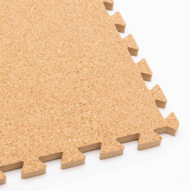 小粒60cmタイプの高品質8mmコルクマット27枚セット（6畳用）