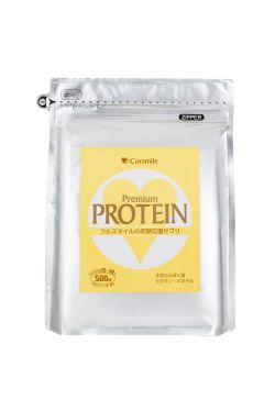 これ１つのお助け缶！大豆たんぱく質、ビタミン10種、ミネラル10種、機能性成分10種配合　プレミアムプロテイン