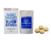 ナノサポート R-リポ酸＆CoQ10 212mg&times;120粒入り