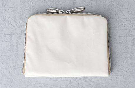 短軸用筆ケース（ホワイト/ブラック）