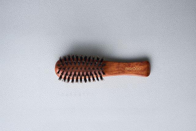 BISYODO天然毛ヘアブラシ ミニ