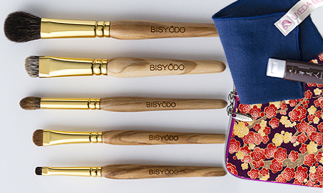 OL-SET5-UME オリーブ5本＋短軸用筆ケース（梅）セット