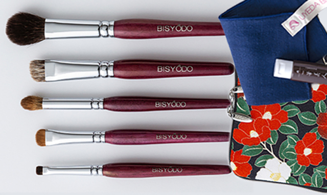 PH-SET5-TBK パープルハート5本＋短軸用筆ケース（椿）セット