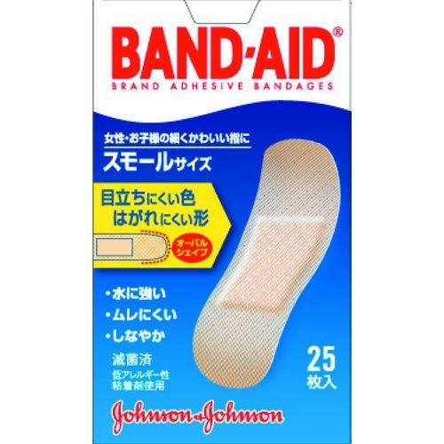 ジョンソン＆ジョンソンバンドエイド肌色タイプスモールサイズ25枚
