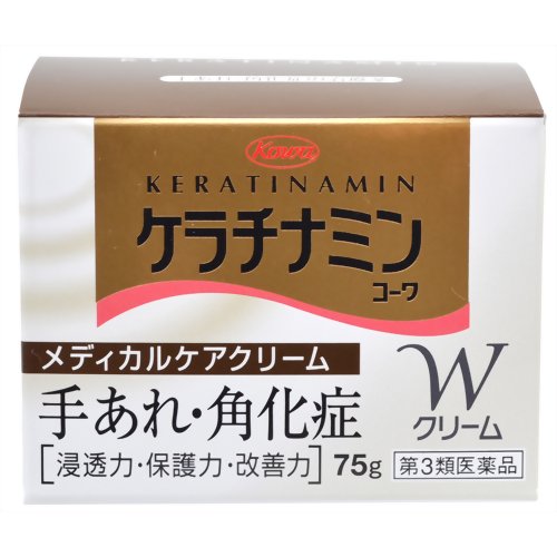 【第3類医薬品】興和新薬ケラチナミンコーワWクリーム75g