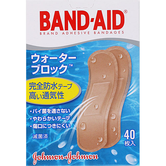 ジョンソン＆ジョンソンバンドエイド救急絆創膏ウォーターブロック