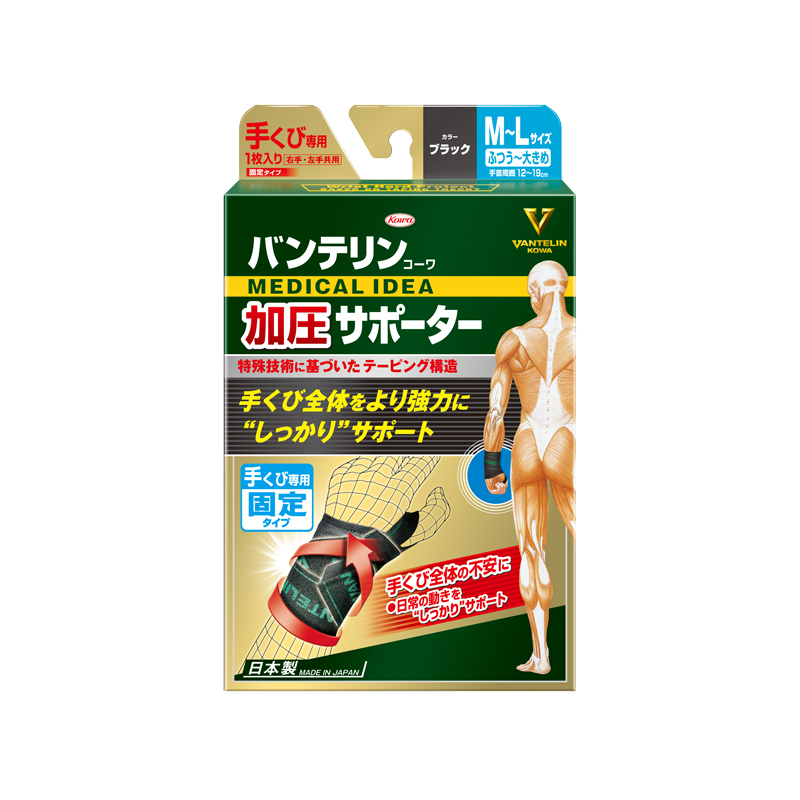 バンテリンコーワ加圧サポーター手くび専用