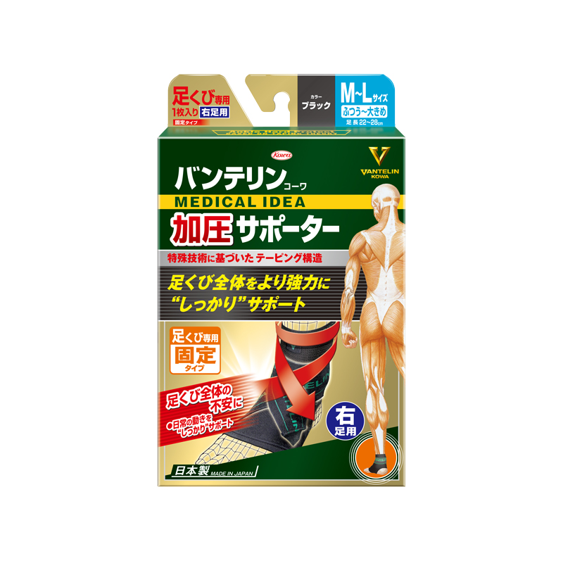 バンテリンコーワ加圧サポーター足くび専用