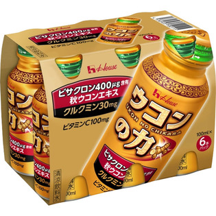 ハウスウェルネスフーズウコンの力ドリンク100mL×6本